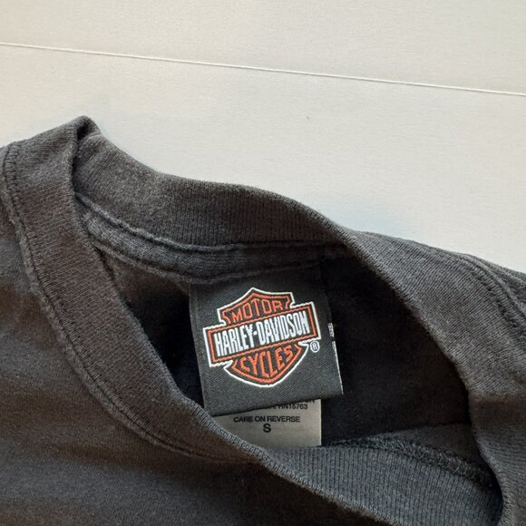 Vintage Y2K Harley Davidson 2005 Seminole Sanford Florida Black Size Small Tee - Picture 3 of 6